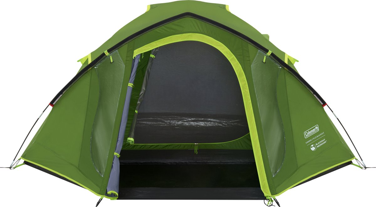 Coleman Darwin 3 Plus Blackout kampeertent – 3 persoons tent – verduisterend – water- en windbestendig - groen – foto 7