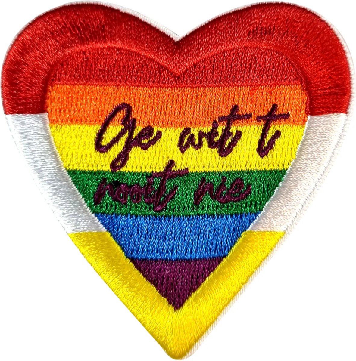 Oeteldonk embleem - ge wit t nooit nie