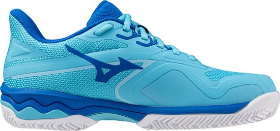 Mizuno Wave Exceed Light 2 Tennisschoenen Padelschoenen Dames Blauw Wit
