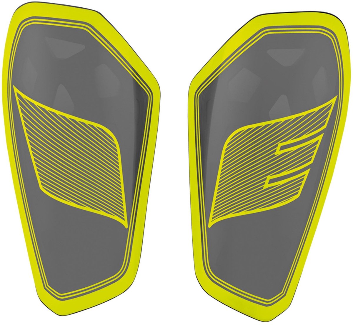 Erima Flex Guard Scheenbeschermer - Geel / Zwart | Maat: XS