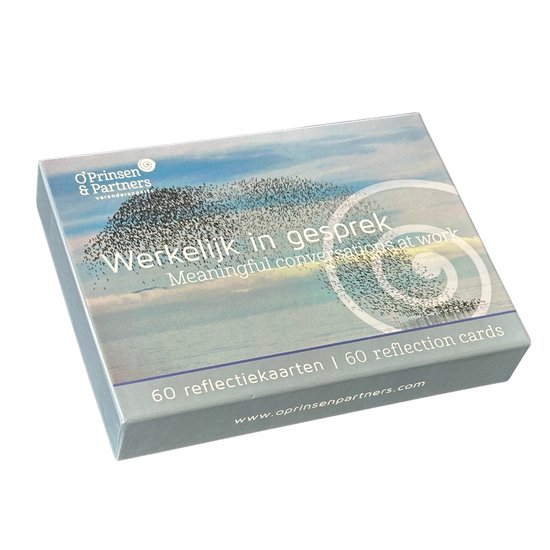 Reflectiekaarten, werkelijk in gesprek, fotokaarten, associatiekaarten, inspiratiekaarten, workshop kaarten Nederlands- en Engelstalig