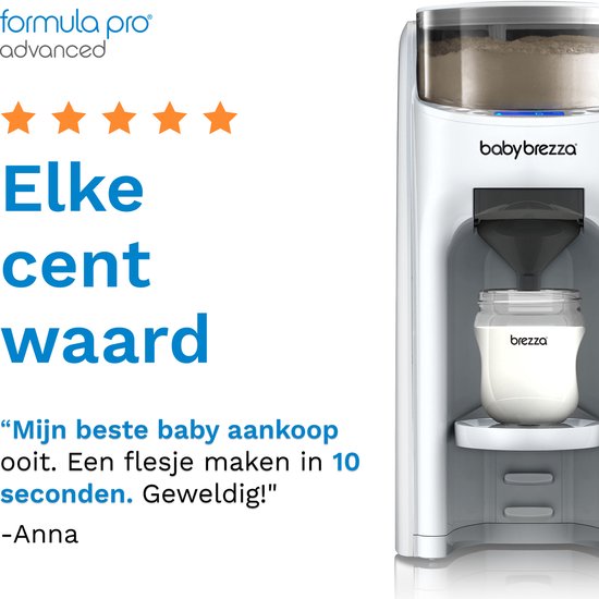 Baby Brezza Formula Pro Advanced - Automatische Flesvoeding Maker - Babyfles Apparaat - Wit van Baby Brezza — afbeelding 5