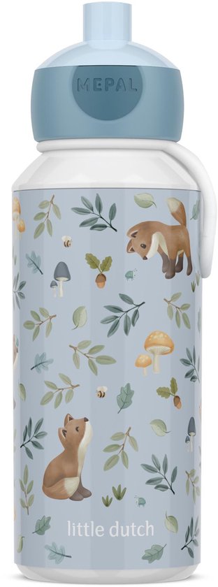 Mepal pop-up Mepal Campus Little Dutch - 400 ml - Fermeture hermétique - Gobelet pour enfants - Forest Friends
