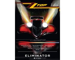 Signs-USA - Concert Sign - metaal - ZZ Top - Eliminator - 30 x 40 cm