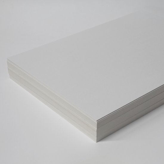 karton Wit A3 2 mm 25 feuilles - tableau blanc - 1 125 grammes/m²