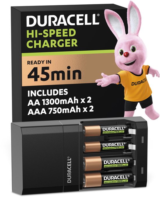 GP Batterijlader 411 4x Oplaadbare Batterijen AAA 850mAh Recyko Micro Usb Lader