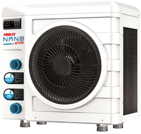 Poolex Nano Action warmtepomp zwembad - 3 kW - zwembad verwarming - pool heater