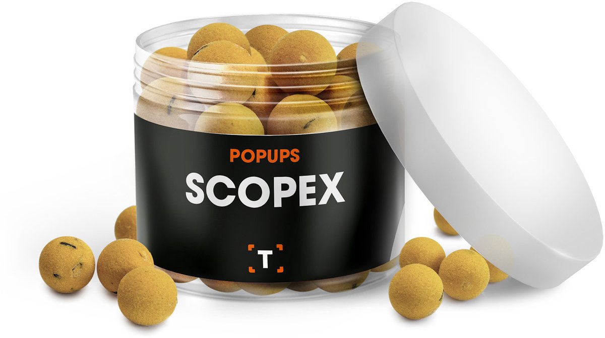 Scopex Pop-ups Geel | Aas | Karpervissen | Partikels | Karper Aas | Karper Vissen | Karper Voer | Karper
