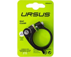 Ursus Zadelpenklem 38.1ø met hevel zwart op kaart