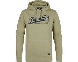 Petrol Industries - Heren Artwork Hoodie Sandbar - Groen - Maat XL