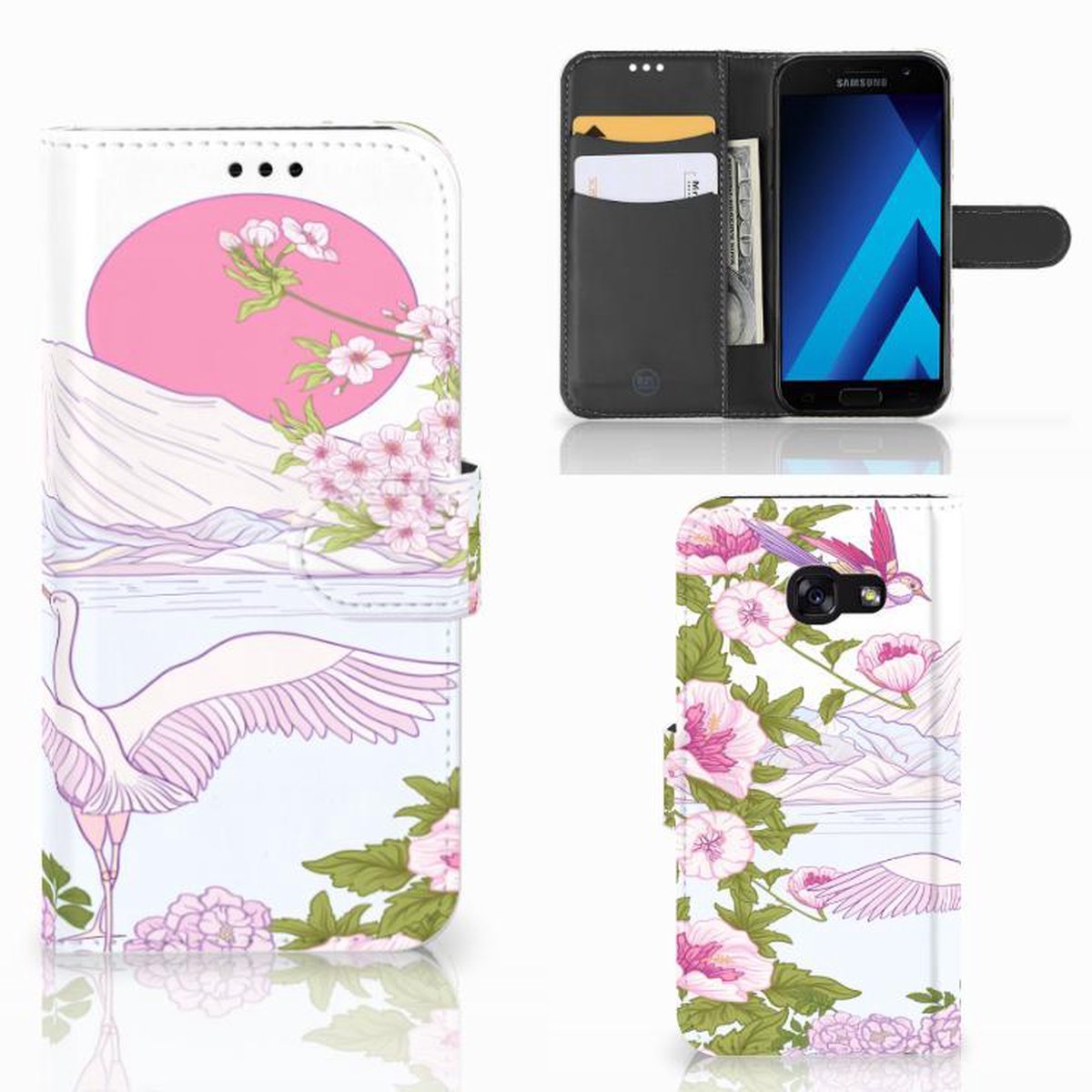 Samsung Galaxy A30 Telefoonhoesje met Pasjes Bird Standing