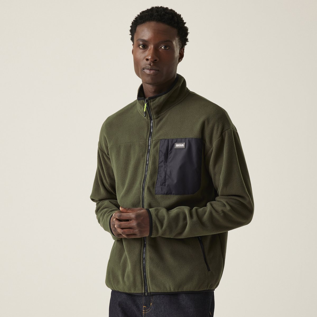 Fleece Heren Lichtgewicht Frankie Groen