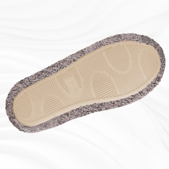 Pantoufles femmes Femme - Comfeet - Taille 40/41 - Grijs - Antidérapants - Pantoufles