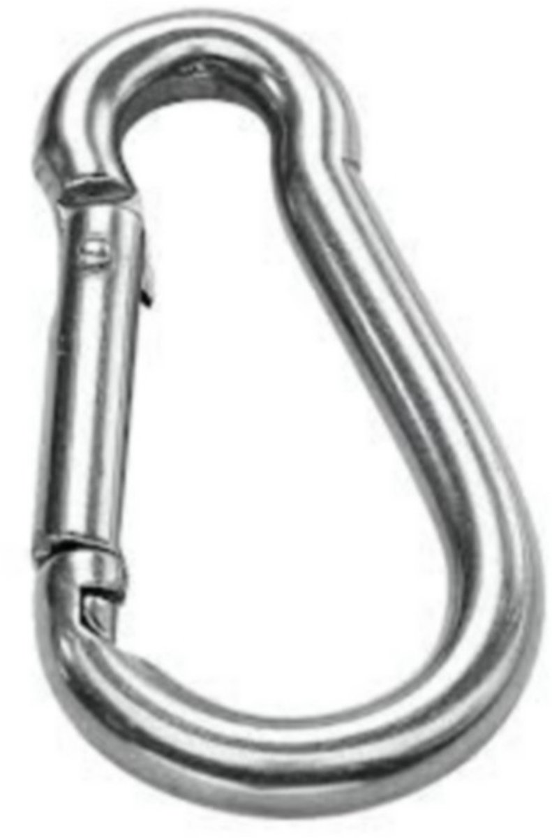 BREG Karabijnhaak RVS A4-AISI316 - 8mm