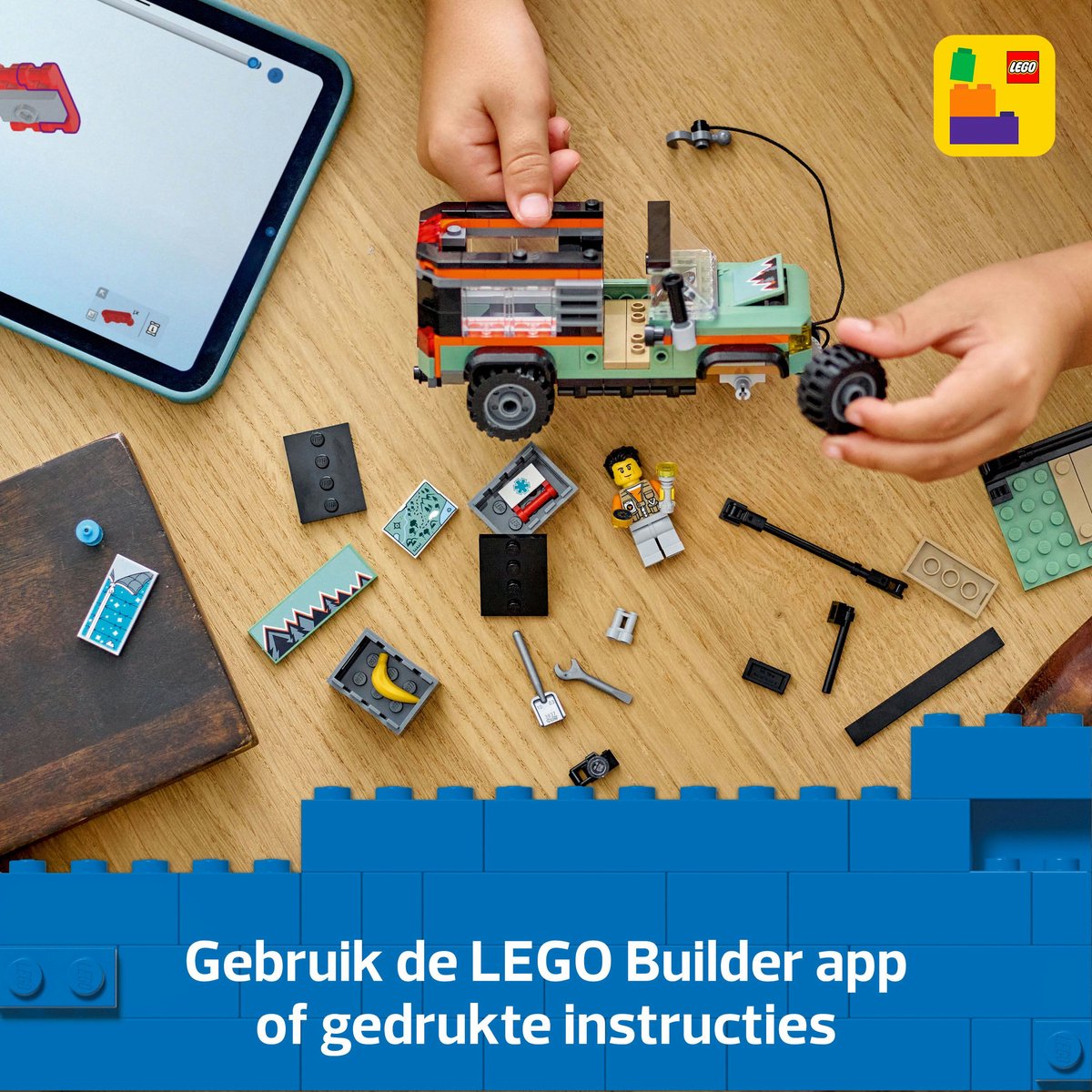 LEGO City 4x4 terreinwagen voor in de bergen - 60447 – foto 4