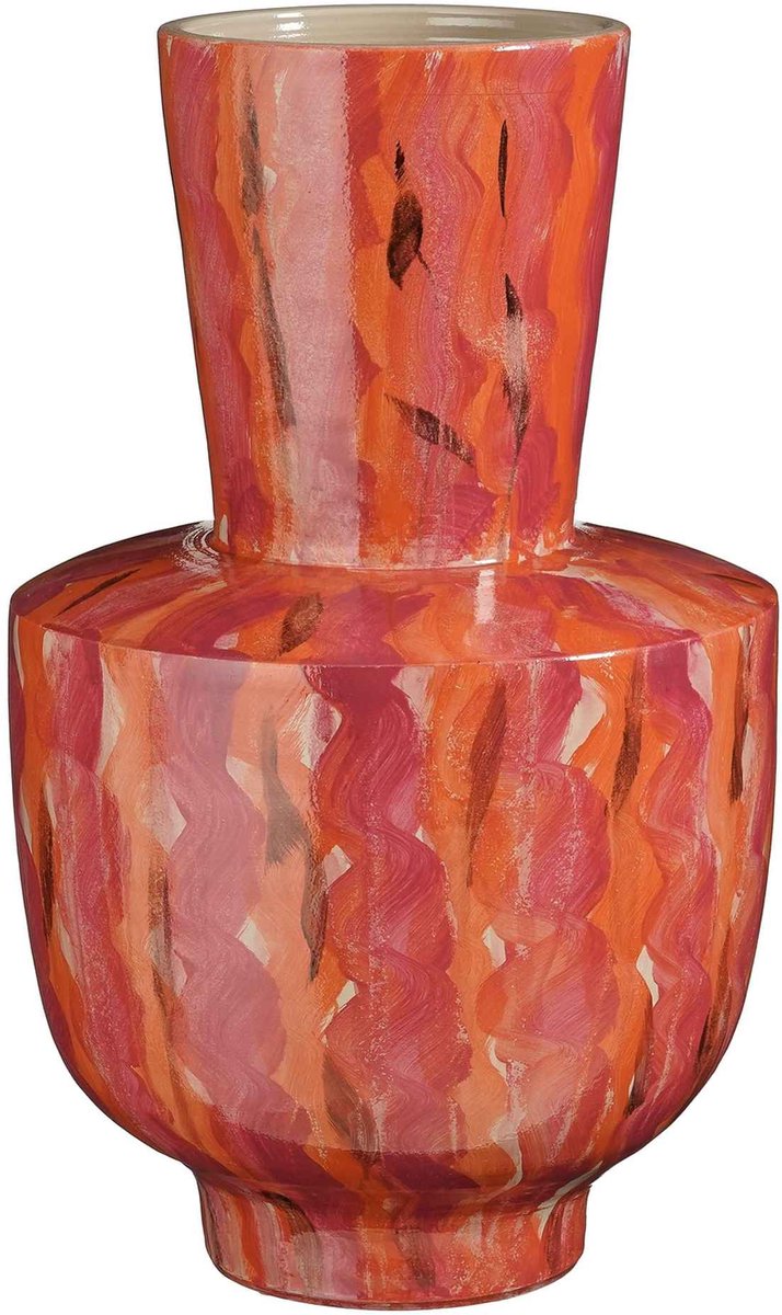 Mica Decorations Vaas Nigel - 35x35x55 cm - Terracotta - Donker Roze