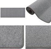 vidaXL Tapijtloper 80x200 cm donkergrijs - Vloerkleed - Vloerkleden - Loper Vloerkleed - Loper Vloerkleden