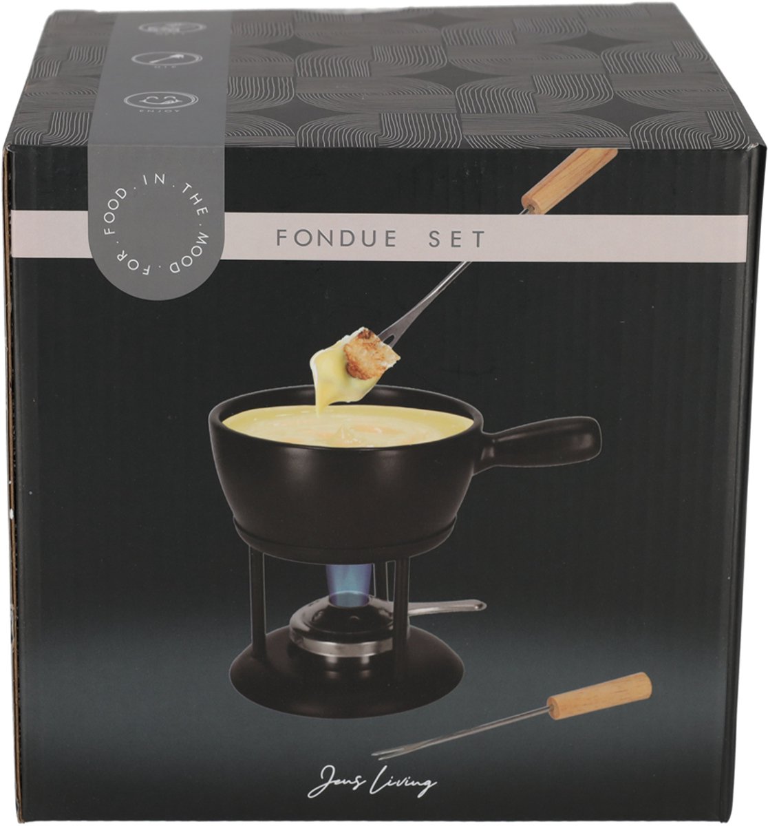 JENS Living Fondue Set Zwart Large – foto 6