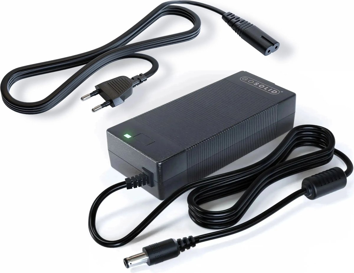 GO SOLID! ® Oplader geschikt voor Samebike MY-SM26 Elektrische Fiets