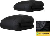 Bol.com Zelesta® Wonderbed 4 Seizoenen Black - 240x200cm - Dekbed voor het hele jaar - 30 dagen proefslapen - Bedrukt dekbed - W... aanbieding