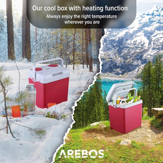Koelbox 25L - Elektrische Koelbox voor Auto en Thuis met Eco-Modus — afbeelding 4