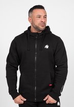 Gorilla Wear Leon - Sweat zippé à capuche zippé - Zwart - 3XL