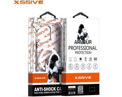 iPhone 15, Magsafe – Xssive King Kong Armour Hoesje – Anti-Shock Case – Transparant – Schokbestendig – Valbescherming