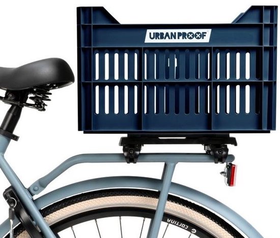 Urban Proof fietskrat 30L dark blue Recycled 40x30x25cm van Urban Proof — afbeelding 2
