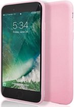 Hoesje voor Apple iPhone 7 / 8 - matte TPU cover - Roze / Pink
