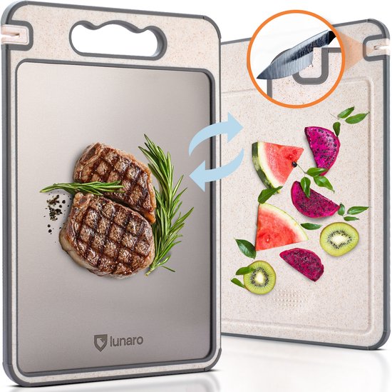 Lunaro Premium Snijplank met Messenslijper