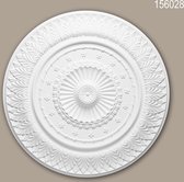 Rosace 156028 Profhome Élement décorative Élement pour plafond style Néo-Classicisme blanc Ø 67 cm