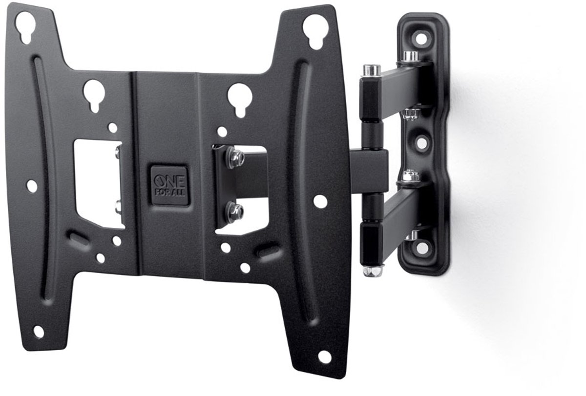 One For All WM4251 TV muurbeugel Zwart - Solid Turn 180 19/42"
