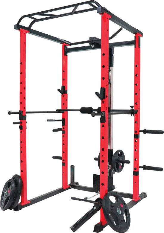 Pure2Improve - multifunctioneel power rack- krachtstation - home gym - 210x145x162 cm