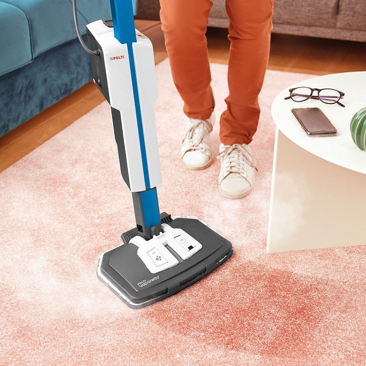 Polti Schoonmaak - Stoomreiniger Vaporetto SV620 Style, wit/blauw PTEU0305 – foto 3