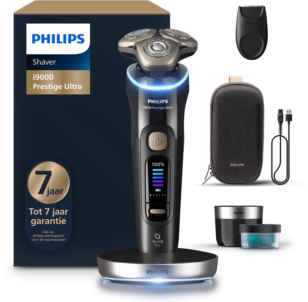 Philips Shaver I9000 Prestige Ultra Wet&dry Xp9400/31 Scheerapparaat Zwart
