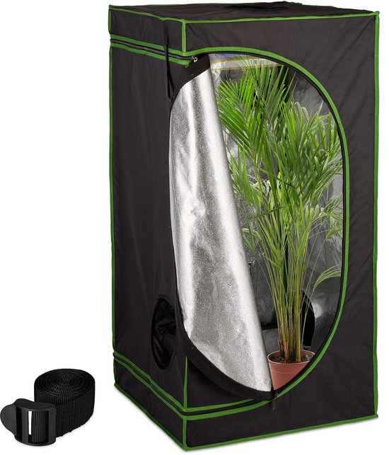 Kweektent – 120 x 60 x 60 cm – reflectiefolie