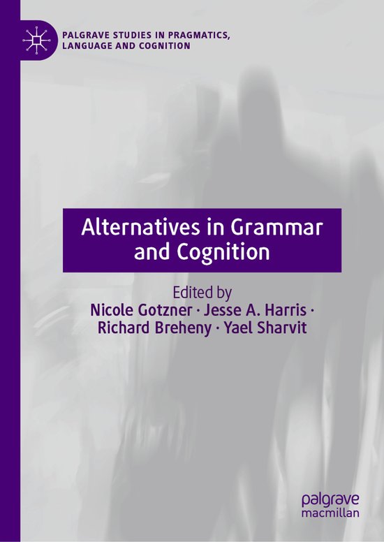 Palgrave Studies in Pragmatics, Language and Cognition- Alte ... - cover