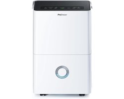 Pro Breeze Luchtontvochtiger met Smart App - 30 Liter per Dag Dehumidifier, Wifi, 4L Tank, incl Afvoerslang, 24 Uurstimer, Kinderslot - Mobiele Schimmelverwijderaar en Ontvochtiger