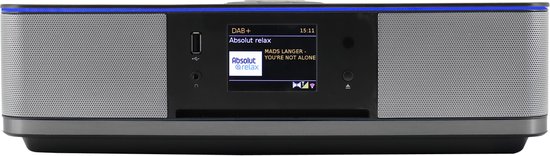 Soundmaster ICD2023SW Stereo muziekcenter met internet/DAB+ radio, CD, USB en Bluetooth