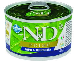 Farmina N&D Prime Adult Mini - Lamb and Blueberry - 6 x 140 g