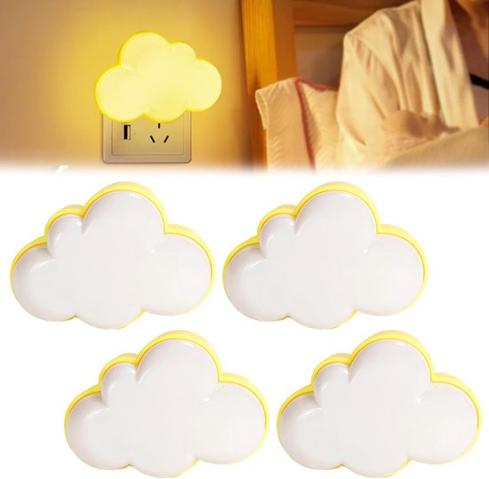 Nachtlampje voor baby's, elektrisch stopcontact met schemeringssensor, bedlampje, ster, decoratie, kinderkamer, meisjes, wandlamp, gang, cadeau voor pasgeborenen, jongens, geboorte en moederschap
