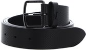 LACOSTE Cuir Ceinture Casual Punch Leather Belt W115 Noir