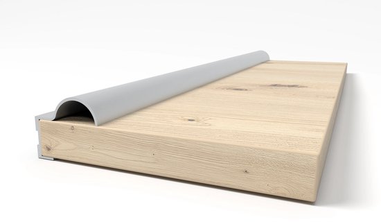 Armoire à portes coulissantes LARA 05 – Armoire 2 portes avec miroir, étagères et tringle à vêtements – design moderne – 150x200x61 cm - LARA 05 (Zwart)