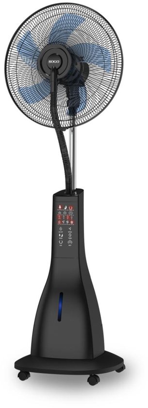 Cresta Care CFP610 staande ventilator met afstandsbediening - Wit