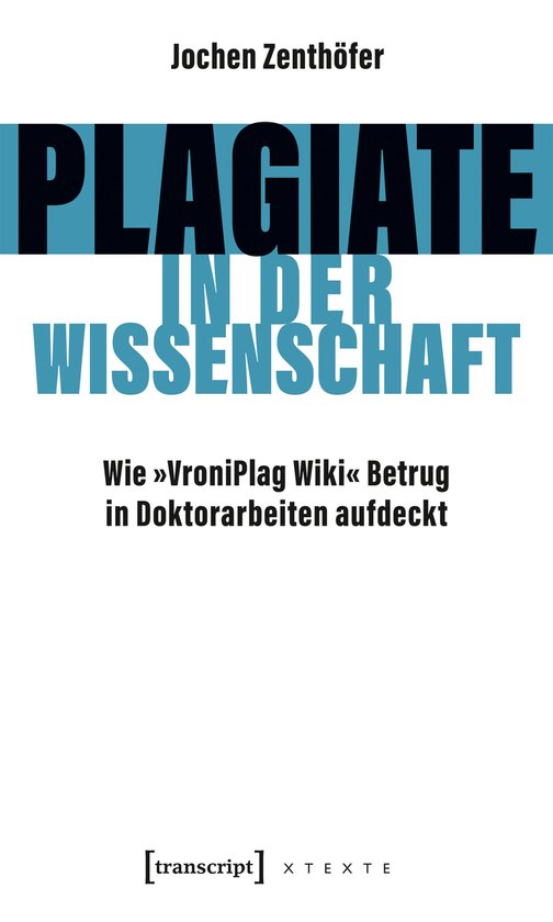 X-Texte zu Kultur und Gesellschaft - Plagiate in der Wissens ... - cover