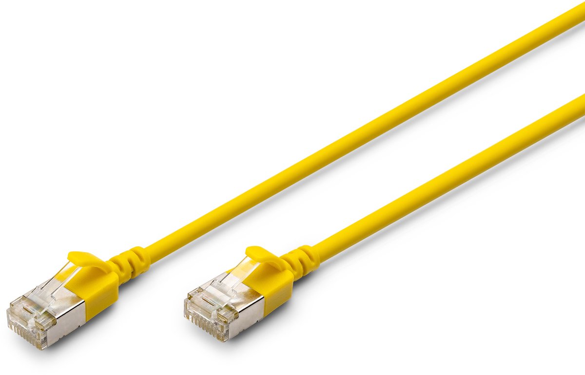 Digitus DK-1632-A-030S-Y netwerkkabel Geel 3 m Cat6a F/FTP (FFTP)