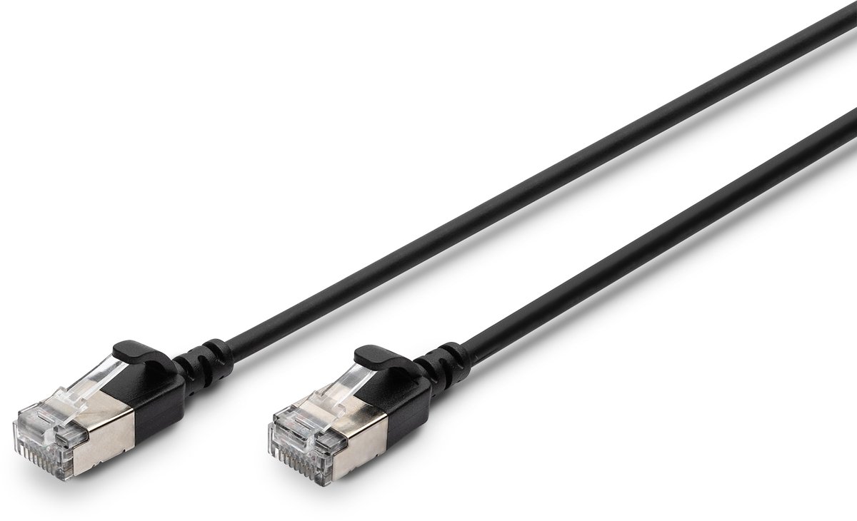 Digitus DK-1632-A-005S-BL netwerkkabel Zwart 0,5 m Cat6a F/FTP (FFTP)