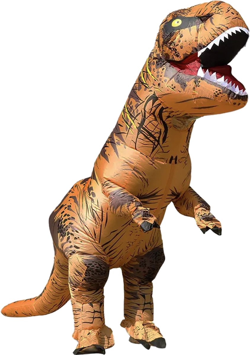 Super Bueno Opblaasbaar T-rex Dinosaurus pak - Dinopak voor volwassenen