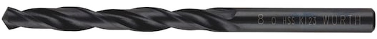 Wurth - Spiraalboor HSS DIN 338 type RN - Spiraalboor HSS DIN 338 type RN 118° x 10 st