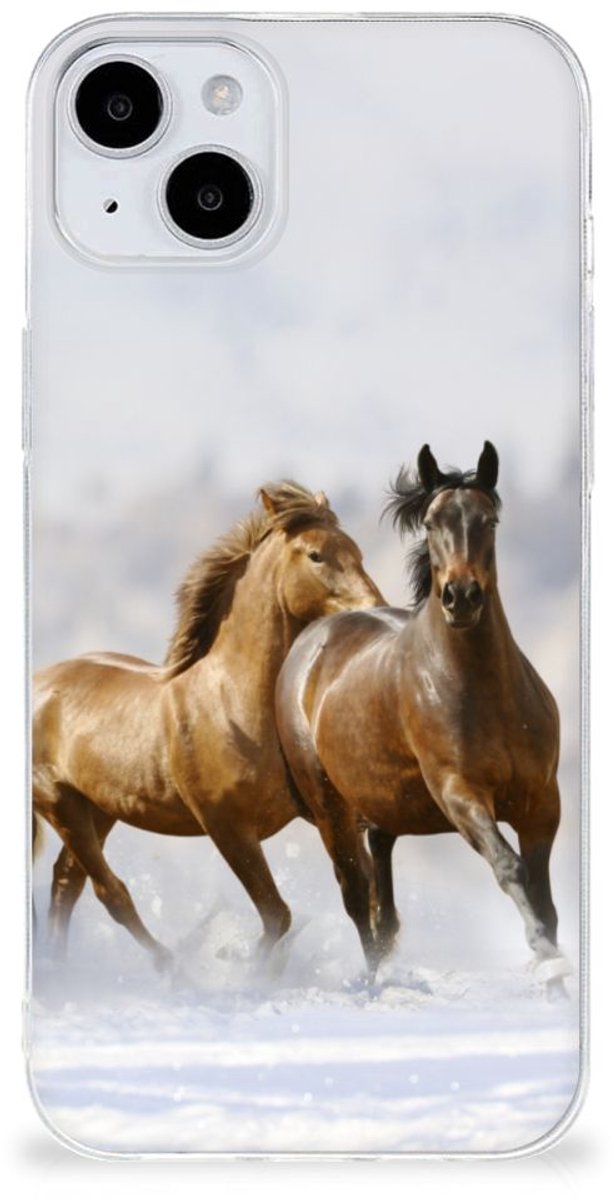 iPhone 15 TPU Hoesje Paarden